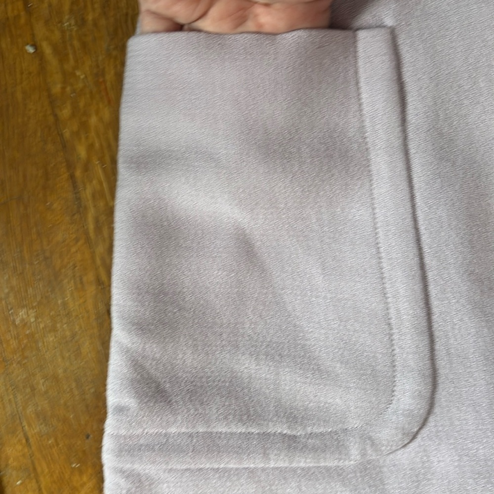 NWT 12L 100% Wool Pale Lavendar A-Line Mini Skirt - Picture 3 of 6